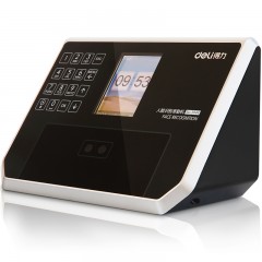 得力 面部识别考勤机 双摄像头 3944