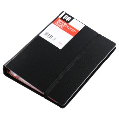 得力 5777 女士名片册 分类名片册大容量名片册 商务 PP 竖款120张