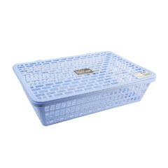 得力 文件篮924大小A4收纳盒塑料公文框栏凭证篮