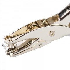 得力 0114手握式打孔机 6mm全金属单孔打孔器打洞器办公用品