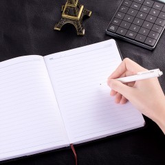 得力 7910 7911 7912 7913皮面笔记本18K25K32K48K办公本120页