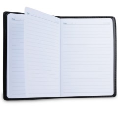 得力 笔记本7902 商务皮质记事本 会议记录本 日记本 商务办公本子