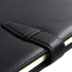 得力 皮面笔记本3335 皮面笔记本记事本 25K 114页 口袋本 本子