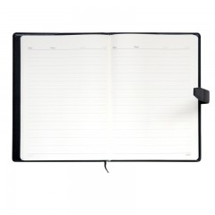 得力 皮面笔记本3335 皮面笔记本记事本 25K 114页 口袋本 本子