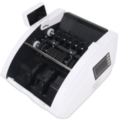 得力 点钞机3927 支持新版人民币钞票鉴定验钞机全智能双屏点钞