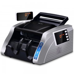 得力 3925点钞机验钞机智能语音混点支持新版人民币双屏