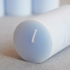 国产 欧式蓝色蜡烛浪漫柱蜡 熏香精油香薰蜡烛 无烟 满8只