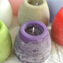 国产 外贸出口防风蜡烛 浪漫创意粉色玫瑰香薰露营无烟蜡烛灯