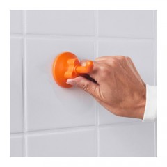 勒丹 钩带吸盘 橙色浴室厨房免打孔粘钩挂钩