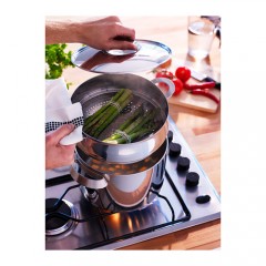 斯塔比尔 蒸屉 不锈钢 蒸包蒸鱼蔬菜饺子馒头