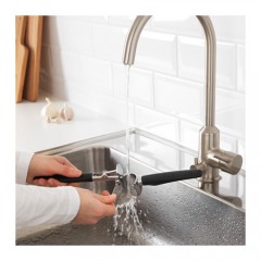 365+ 瓦福 压蒜器 黑色不锈钢蒜泥