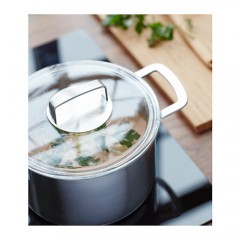 365+ 带盖锅 不锈钢带玻璃盖刻度汤锅煮面锅