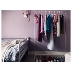 穆利格 落地式晒衣架房间服装店挂衣杆晾衣门厅