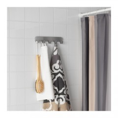 布鲁格隆德 钩架 不锈钢  简约设计浴室门厅挂钩