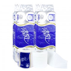 清风 卷筒纸20卷3层240段原生木浆卷纸卫生纸厕纸手纸巾