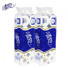 清风 卷筒纸20卷3层240段原生木浆卷纸卫生纸厕纸手纸巾