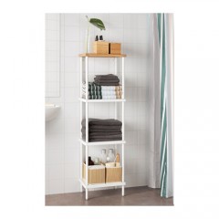 DYNAN 迪南 搁架单元, 白色, 竹子图案