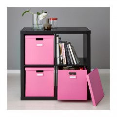 KALLAX卡莱克/埃克佩迪 搁架单元 黑褐色