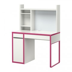 米克 书桌 105*50  书桌电脑桌写字台带书架