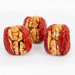 三只松鼠 枣夹核桃仁500g新疆和田大枣无核红枣零食夹心