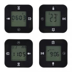 洛托普库克斯多功能闹钟 温度日历闹铃计时器倒计时