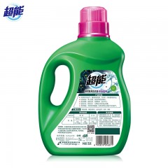 超能洗衣液植翠低泡750g瓶装家庭量贩 薰衣草香