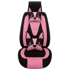 国产 汽车坐垫四季通用大众速腾朗逸宝来高尔夫卡通男女布艺全包围座套