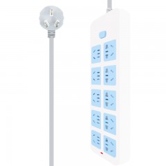 公牛 插座接线板插排过载保护安全保护门10孔3米 GN-110