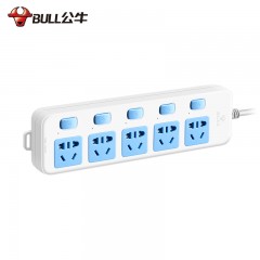 公牛 插座独立开关电源接线板排插板1.8米3米拖线板 GN-316 GN-317