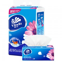 维达 抽纸 超韧3层150抽软抽*3包(中规格)
