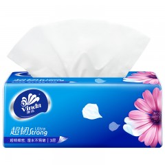 维达 抽纸 超韧3层150抽软抽*3包(中规格)