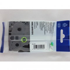 兄弟/Brother TZe-251 标签色带 贴普趣覆膜 24mm白底黑字标签带