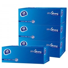 维达 抽纸 超韧3层100抽盒装*3盒纸巾