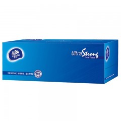 维达 抽纸 超韧3层100抽盒装*3盒纸巾