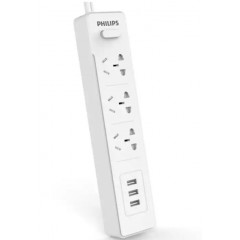 飞利浦 电源插座智能3口（5V2.4A）USB十3位1.8  SPS2312K/93