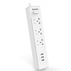 飞利浦 电源插座智能3口（5V2.4A）USB十3位1.8  SPS2312K/93