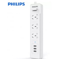飞利浦 智能3口USB3位1.8米插座  插排插线板/拖接线板 SPS2312K/93