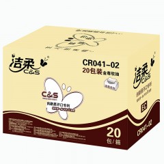 洁柔 抽纸巾金尊抽取式面巾纸无香3层130抽家用实惠装3包