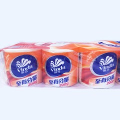 维达 至有分量卷筒纸 3层 200g有芯卷纸 10卷 细腻厕纸家庭装