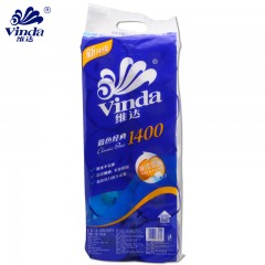 维达  三层 卫生卷纸 10卷/提蓝色经典140g