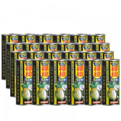 椰树 果肉椰汁250g*24罐整箱 椰树椰子汁饮料含果肉