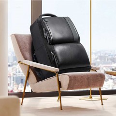 博牌 双肩背包男充电防盗旅行包15.6英寸电脑包多功能出差帆