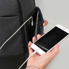 博牌 商务双肩包男17吋电脑包