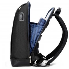 博牌 背包防爆拉链男士商务出差双肩包盾牌15.6吋笔记本电脑