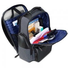 博牌 商务双肩包男 大容量男士背包