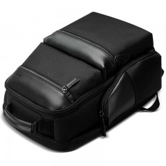 博牌 商务双肩包男充电防盗大容量电脑包