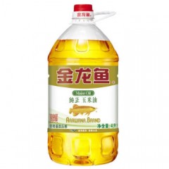 金龙鱼 纯正玉米油4L 食用油