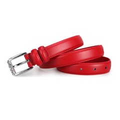 七匹狼 皮带女士针扣牛皮真皮腰带女式时尚休闲百搭FACC490