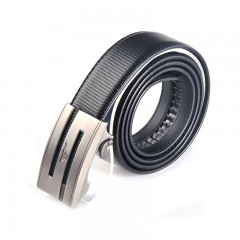 七匹狼 男士牛皮内穿自动扣皮带 腰带 裤带7A113411000