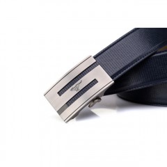 七匹狼 男士内穿自动扣牛皮皮带 男式真皮腰带裤带7A113411000-2